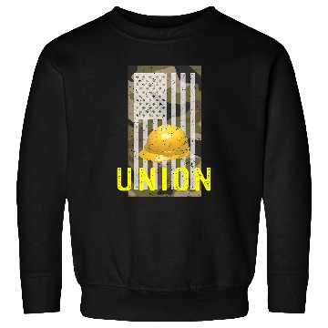 Discover Camouflage Patriotic Union Laborer Worker Iron Hard Hat Sweatshirts