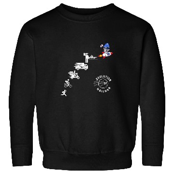Discover Funny Evolution Of Mailman Postman for Mail Carrier Workers 1 Sweatshirts