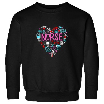 Discover nurses love nursing student rn life Sweatshirts