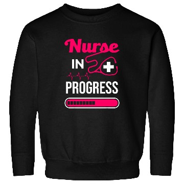 Discover nurses In Progress Funny Graduation Gift For Nursing Student Sweatshirts
