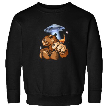 Discover capybaras Astronaut in Outer Space Galaxy capybaras Lovers Sweatshirts