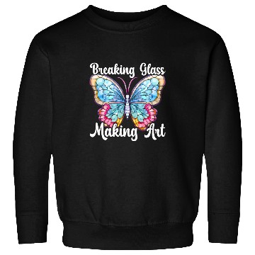 Discover Stained Glass Abstract Crafting Glass Painter Sweatshirts