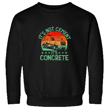 Discover Cement Mixer Construction Worker Construction Site 2 Sweatshirts
