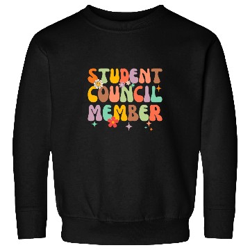 Discover Student Council Member World Student Day Cute Groovy Sweatshirts