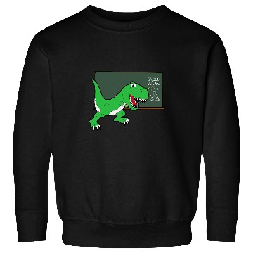 Discover Funny Dinosaur Teacher Cool Professor Dino Teaching Sweatshirts