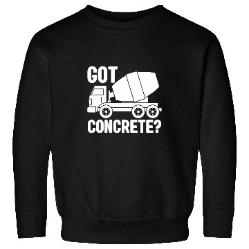 Discover Cement Mixer Construction Worker Construction Site 4 Sweatshirts