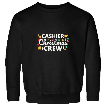 Discover Cashier Christmas Crew Retail Worker Sweatshirts