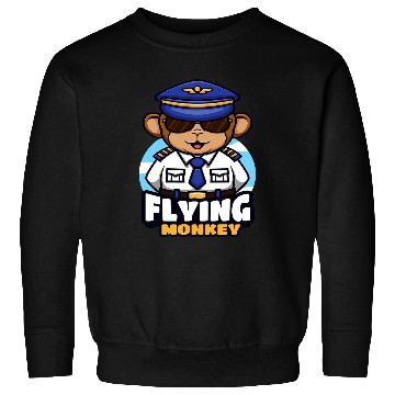 Discover Flying Monkey Pilot Sweatshirts