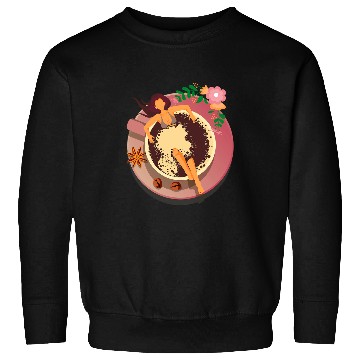 Discover Book Lady Reading and Coffee Lover Lazy Weekend Sweatshirts