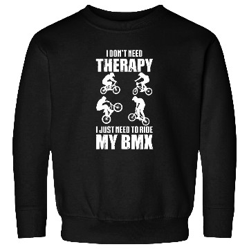 Discover BMX Therapy Bicycle Stunts BMX Motocross Sweatshirts