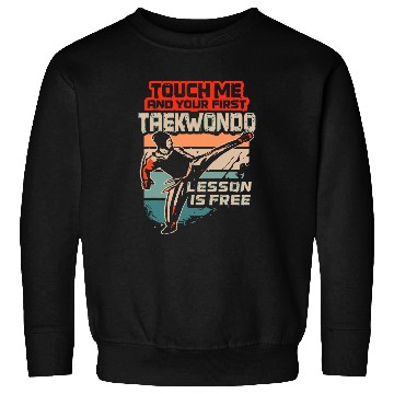 Discover Taekwondo Design for Martial Arts Training Sweatshirts
