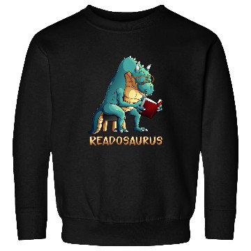 Discover Cool Readosaurus Funny Dinosaur Reading Book Lover Gift Sweatshirts