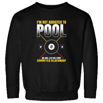 Discover Mens Pool Billiard For Pool Player Billiard Player 6 Sweatshirts