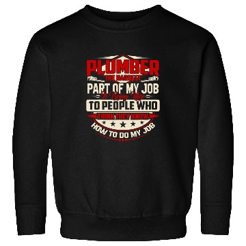 Discover Funny Gift For Plumber Because Even Electricians Need Heroes 1 Sweatshirts