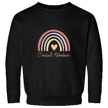 Discover Social Worker Leopard Rainbow Social Work Graduation 2 Sweatshirts