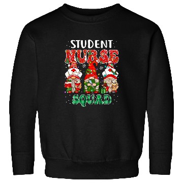 Discover Student nurses Squad Christmas Gnome Cute Nursing Student Sweatshirts