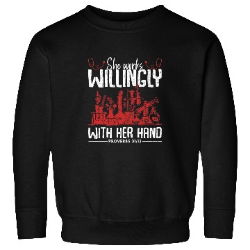 Discover Willing With Her Hands Funny medicals School Students Graphic Sweatshirts