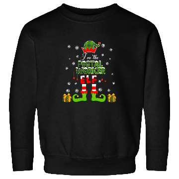 Discover Im The Postal Worker Elf Christmas Elf Costume Family Sweatshirts