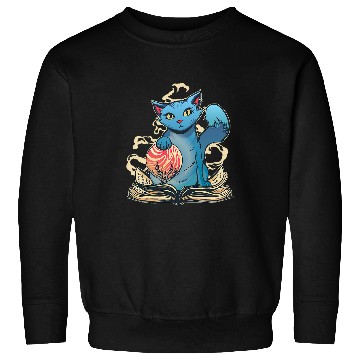 Discover Funny magic cat with magic book and magic ball Sweatshirts