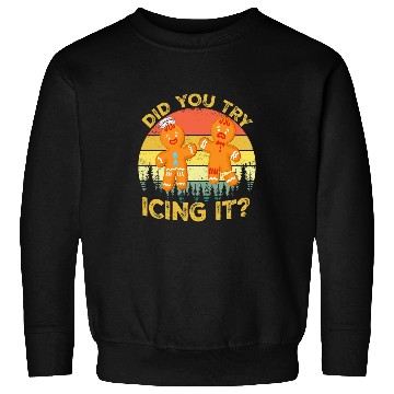 Discover vintages Christmas nurses Gingerbread Man Did You Try Icing It Sweatshirts
