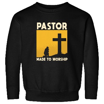 Discover Pastor Made To Worship Priest Pastor Clergyman Sweatshirts