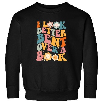 Discover I see better bent over a book Sweatshirts