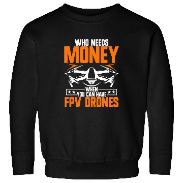 Discover FPV Drone with Camera Drone Goggles Drone Kit Quadroctoper Sweatshirts