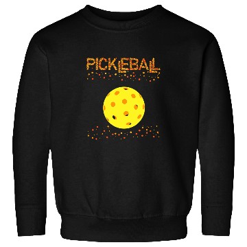 Discover Dot Circle Pattern Pickleball Player Sweatshirts