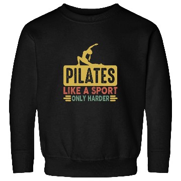 Discover Womens Funny Instructor Pilates Exercise Lover Yoga Teacher Class Sweatshirts