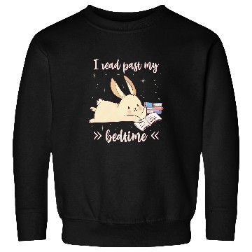 Discover I Read Past My Bedtime Cute Reading Bunny Pajama Sweatshirts