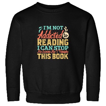Discover Book Lover Quote Librarian Pun Book Reading Text Design Sweatshirts