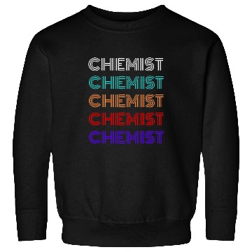 Discover vintages Chemist nerd lovers works repeated text Retro Modern Sweatshirts