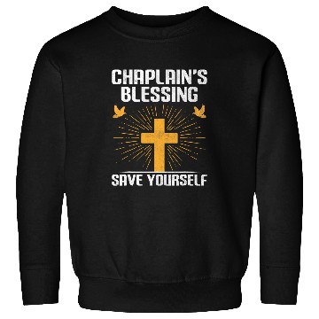 Discover Christian Chaplain Profession Religious Worker Cross Sweatshirts