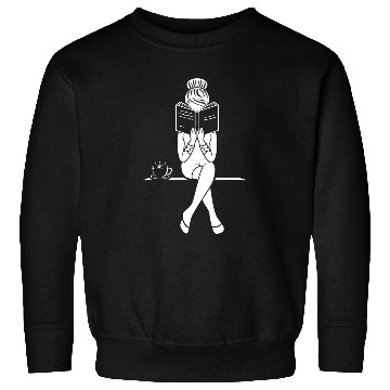 Discover Book Lover Girl Funny Book Reader Reading Graphic Sweatshirts