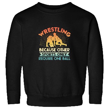 Discover Wrestling Because Other Sports Require One Ball Sweatshirts