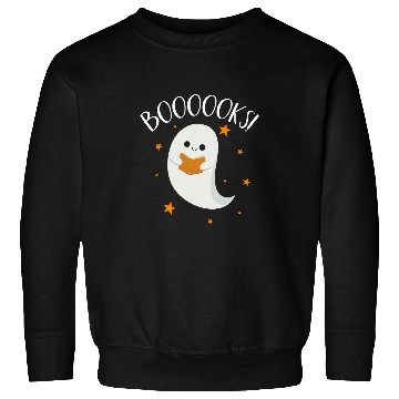 Discover Cute ghosts Book Reading Teacher Top For Halloween Sweatshirts