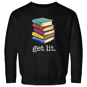 Discover Get Lit Reading Book Sweatshirts
