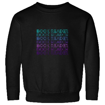 Discover Book Reader Reading Bookworm Retro Sweatshirts