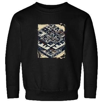 Discover Cool Synthesizer 80s vintagess Sweatshirts