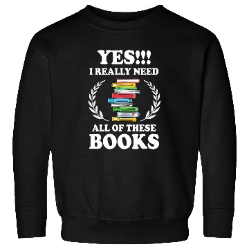 Discover Reading Book Literature Library Sweatshirts