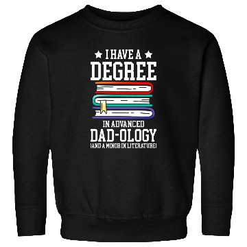 Discover Reading Book Lover Dad Degree Literature Sweatshirts
