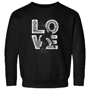Discover Bowling Love Word Theme Graphic Design Bowler Sweatshirts