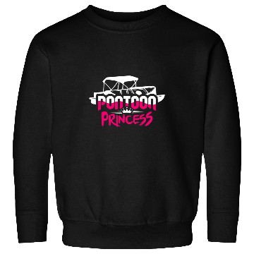 Discover Pontoon Princess Pontooning Boat Lover Funny 3 Sweatshirts