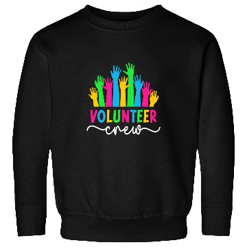 Discover Volunteer Crew Voluntary Worker Squad Volunteering Sweatshirts
