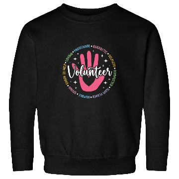 Discover Volunteer Appreciation Circle Volunteering Voluntary Worker Sweatshirts