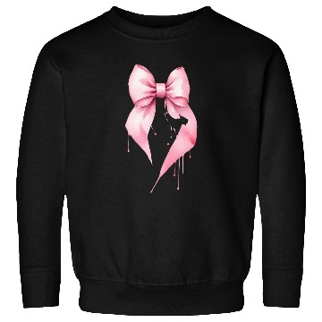Discover Coquette Pink Bow Dainty Aesthetic Sweatshirts