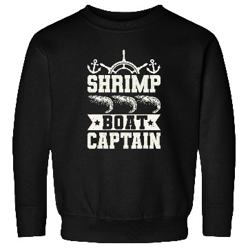 Discover Shrimp Boat Captain Shrimp Seafood Shellfish Sweatshirts