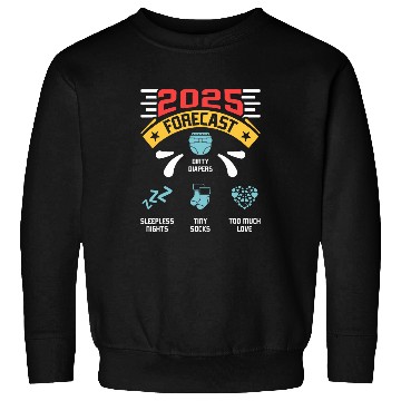 Discover 2025 FORECAST Baby Prediction Future Mother Soon Mum Sweatshirts