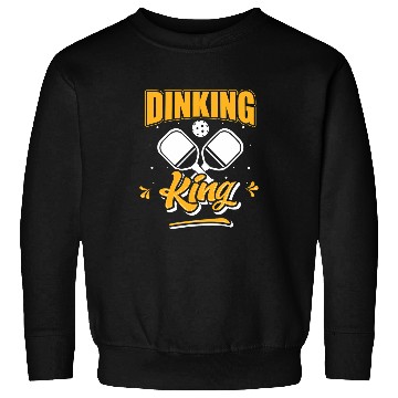 Discover Mens Dinking King Male Pickleball Player Sweatshirts