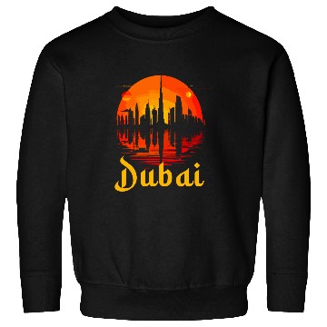 Discover Dubai Skyline Arabic traveling Sweatshirts